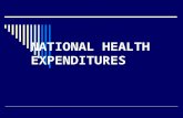 NATIONAL HEALTH EXPENDITURES.  HEALTH CARE SPENDING IN THE UNITED STATES IS PROJECTED TO REACH $2.5 TRILLION IN 2009,  4.3 TRILLION IN 2018, UP FROM.