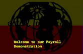 G.T.R. Data Inc. Welcome to our Payroll Demonstration G.T.R. Data Inc.