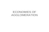 ECONOMIES OF AGGLOMERATION.  Density generates costs Higher cost of land Greater congestion, higher commuting and transport costs  Population and economic.