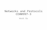 Networks and Protocols CE00997-3 Week 8a. Dynamic / Distance Vector Routing.