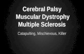 Cerebral Palsy Muscular Dystrophy Multiple Sclerosis Catapulting, Mischievous, Killer.