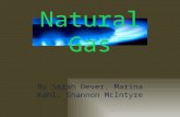 Natural Gas By Sarah Dever, Marina Kahl, Shannon McIntyre.