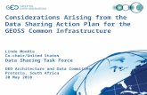 Considerations Arising from the Data Sharing Action Plan for the GEOSS Common Infrastructure Linda Moodie Co-chair/United States Data Sharing Task Force.