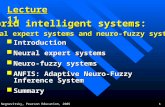 © Negnevitsky, Pearson Education, 2005 1 Lecture 11 Neural expert systems and neuro-fuzzy systems Introduction Introduction Neural expert systems Neural.