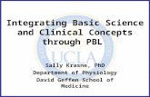 Integrating Basic Science and Clinical Concepts through PBL Sally Krasne, PhD Department of Physiology David Geffen School of Medicine.