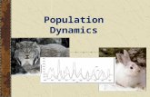 Population Dynamics. describes how pop. Inc or D DD Dec. immigration birth emmigration death.