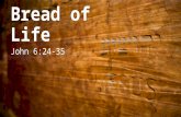 Bread of Life John 6:24-35. Seeking Jesus John 6:24 So when the crowd saw that Jesus was not there, nor his disciples, they themselves got into the boats.