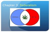 Chapter 3: Federalism. Matching: Federalism Types FEDERALISM, COOPERATIVE FEDERALISM, FISCAL FEDERALISM, DUAL FEDERALISM, NEW FEDERALISM 1. National and