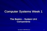 Btec National - COMPUTER Systems 1 Computer Systems Week 1 The Basics – System Unit Components.