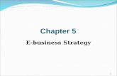 1 Chapter 5 E-business Strategy. 2 Different forms of organizational strategy.