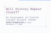 Will History Repeat Itself? An Assessment of Turkish Current Account Trends and Prospects Cevdet Akçay & Murat Üçer December 2, 2005.