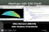 Mashups with X3D Earth Mike McCann (MBARI) Alan Hudson (Yumetech)