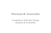 Newman & Associates Competitive Web Site Design Analysis & Evaluation.