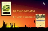 Of Mice and Men By John Steinbeck. Steinbeck’s Life ◊Born on February 27, 1902 in Salinas, California (a typical American small town at the turn of the.