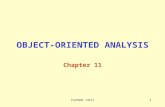 CS3320::CH111 OBJECT-ORIENTED ANALYSIS Chapter 11.