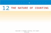 THE NATURE OF COUNTING Copyright © Cengage Learning. All rights reserved. 12.