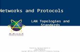 LAN Topologies and Standards Networks and Protocols Prepared by: TGK First Prepared on: Last Modified on: Quality checked by: Copyright 2009 Asia Pacific.