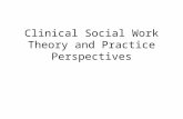 Clinical Social Work Theory and Practice Perspectives.