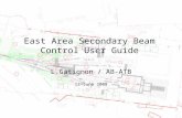 East Area Secondary Beam Control User Guide L.Gatignon / AB-ATB 12 June 2008.