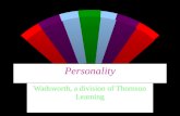 Personality Wadsworth, a division of Thomson Learning.