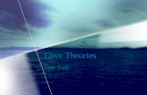 Love Theories Day Two. The Triangle Theory of Love Robert Sternberg Passion, intimacy, and commitment Varieties of love occur b/c of the ways people combine.