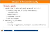 Security 14-Oct-15CPSC558 Advanced Computer Networks Chapter 8: Network Security Chapter goals: understand principles of network security: –cryptography.
