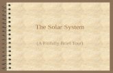 The Solar System (A Pitifully Brief Tour). The Sun’s Family.