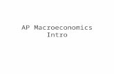 AP Macroeconomics Intro. Economics = The Social Science that studies how people and countries allocate and utilize scarce resources to achieve maximum.