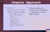 1- 1 Chapter Approach  Chapter 1  Firm Goals/Governance  Road to success with this chapter material Read Chapter 1 first Print the chapter handout Take.