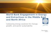 World Bank Engagement in Energy and Extractives in the Middle East and North Africa Catalyzing energy solutions for change, growth, and sector sustainability.
