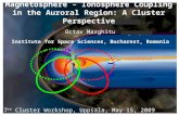 Magnetosphere – Ionosphere Coupling in the Auroral Region: A Cluster Perspective Octav Marghitu Institute for Space Sciences, Bucharest, Romania 17 th.