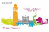 MPharm Pharmacy Career Advisors Open Day. Why open a new School of Pharmacy?  Greater patient focus  Inter-professional learning  Greater integration.