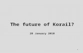 1 The future of Korail? 28 January 2010. 2 BTCL (20 a) MHPW (43 a) MS&T (47 a) Land Ownership in Korail.