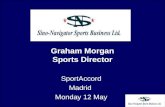 Graham Morgan Sports Director SportAccord Madrid Monday 12 May.