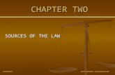 CHAPTER TWO SOURCES OF THE LAW MUSOLINOSUNY CRIMINAL & BUSINESS LAW.