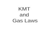 KMT and Gas Laws Characteristics of Gases Gases expand to fill any container. –random motion, no attraction Gases are fluids (like liquids). –no attraction.