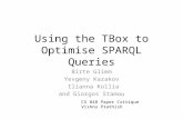 Using the TBox to Optimise SPARQL Queries Birte Glimm Yevgeny Kazakov Ilianna Kollia and Giorgos Stamou CS 848 Paper Critique Vishnu Prathish.