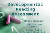 Developmental Reading Assessment Nancy Krueger Instructional Coach Sioux Falls School District.