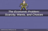 ©2005 McGraw-Hill Ryerson Ltd. Chapter 2 1 The Economic Problem: Scarcity, Wants, and Choices.