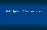 Principles of Democracy. TEKS/TAKS 8.16 Government. The student understands the American beliefs and principles reflected in the U.S. Constitution and.