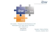 Ibw Austria – Research & Development in VET Rainergasse 38, 1050 Vienna, AUSTRIA +43 1 5451671 0  info@ibw.at Speaker: Markus Müllner Panama,