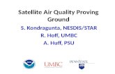 Satellite Air Quality Proving Ground S. Kondragunta, NESDIS/STAR R. Hoff, UMBC A. Huff, PSU.