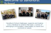 Welcome to Sandhurst School. Student Council DMS.