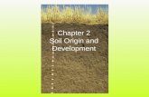 Chapter 2 Soil Origin and Development. Pedon - a small section or body of soil for studying soil characteristics... typically 3’ x 3’ x 5’ Over time,