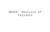 ANOVA: Analysis of Variance. Analysis of Variance: Designed Experiments When the data were obtained according to certain specified sampling procedures,