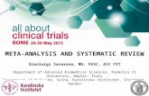 META-ANALYSIS AND SYSTEMATIC REVIEW Gianluigi Savarese, MD, FESC, ACC FIT Department of Advanced Biomedical Sciences, Federico II University, Naples, Italy.