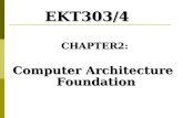 CHAPTER2: CHAPTER2: Computer Architecture Foundation EKT303/4.