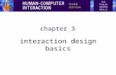 Chapter 3 interaction design basics. design: –what it is, interventions, goals, constraints the design process –what happens when users –who they are,