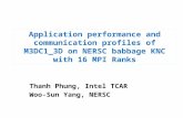 Application performance and communication profiles of M3DC1_3D on NERSC babbage KNC with 16 MPI Ranks Thanh Phung, Intel TCAR Woo-Sun Yang, NERSC.