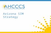 Arizona SIM Strategy. SIM Overview CMS established State Innovation Model (SIM) Initiative for multi-payer efforts around payment reform and health system.